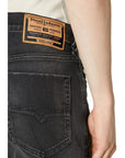 Diesel Black Cotton Jeans & Pant