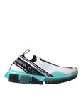 Dolce & Gabbana Black White Blue Slip On Sorrento Sneakers Shoes