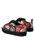 Dolce & Gabbana Multicolor Canvas Floral Espadrilles Sneakers Shoes