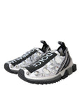 Dolce & Gabbana White Sorrento Crystals Sneakers Shoes