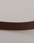 Dolce & Gabbana Cream Beige Gold Buckle Waist Leather Belt