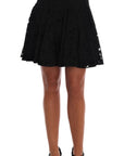 Dolce & Gabbana Elegant Floral Lace A-Line Mini Skirt