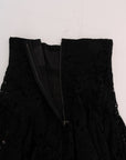 Dolce & Gabbana Elegant Floral Lace A-Line Mini Skirt