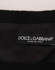 Dolce & Gabbana Elegant Floral Lace A-Line Mini Skirt