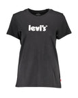 Levi's Black Cotton Tops & T-Shirt