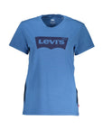 Levi's Blue Cotton Women T-Shirt