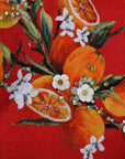 Dolce & Gabbana Embellished Crepe Blouse with Blossom Print