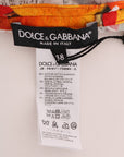 Dolce & Gabbana Embellished Crepe Blouse with Blossom Print