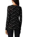 Love Moschino Elegant Long-Sleeved Logo Print Tee