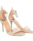 Elisabetta Franchi Studded Star Suede Heeled Sandals