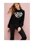 Love Moschino Black Cotton Women Jeans