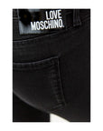 Love Moschino Black Cotton Women Jeans