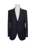 Made in Italy Blue Wool Men Blazer