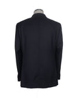 Made in Italy Blue Wool Men Blazer