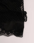 Dolce & Gabbana Elegant Black Lace Sleeveless Cami Blouse