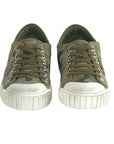 Philippe Model Green Leather Men Sneaker