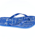 Just Cavalli Light Blue PVC Men Sandal