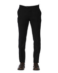Trussardi Black Wool Men Pants