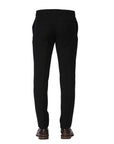 Trussardi Black Wool Men Pants