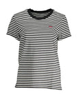 Levi's Black Cotton Women T-Shirt