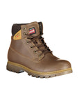 Carrera Chic Lace-Up Boots with Contrasting Details