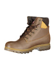 Carrera Chic Lace-Up Boots with Contrasting Details