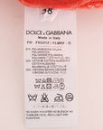 Dolce & Gabbana Elegant Orange Floral Lace Crystal Cardigan Blouse