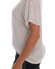 Dolce & Gabbana Chic Polka Dot Silk Blouse