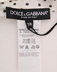 Dolce & Gabbana Chic Polka Dot Silk Blouse