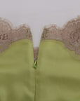 Dolce & Gabbana Elegant Floral Lace Silk Blouse