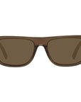 Ermenegildo Zegna Brown Men Sunglasses