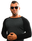 Ermenegildo Zegna Gray Men Sunglasses