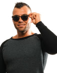Ermenegildo Zegna Bronze Men Sunglasses
