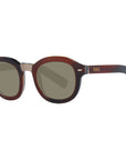 Ermenegildo Zegna Brown Men Sunglasses