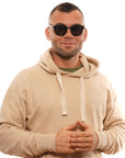 Zegna Couture Black Men Sunglasses