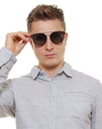 Police Silver Men Sunglasses