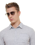 Police Silver Men Sunglasses