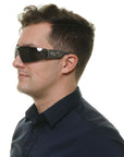 Roberto Cavalli Black Men Sunglasses