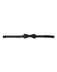 Dolce & Gabbana Black Silk Polka Dot Adjustable Neck Men Papillon Bow Tie