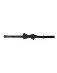 Dolce & Gabbana Black Silk Patterned Adjustable Neck Men Papillon Bow Tie