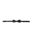 Dolce & Gabbana Black Silk Fantasy Adjustable Neck Men Papillon Bow Tie