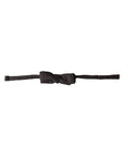 Dolce & Gabbana Brown Fantasy Silk Wool Adjustable Neck Men Bow Tie