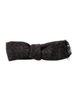 Dolce & Gabbana Brown Fantasy Silk Wool Adjustable Neck Men Bow Tie
