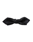 Dolce & Gabbana Black Silk Adjustable Neck Men Bow Tie