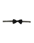 Dolce & Gabbana Black Fantasy Silk Adjustable Neck Men Bow Tie