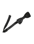 Dolce & Gabbana Black Silk Patterned Adjustable Neck Men Bow Tie