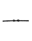Dolce & Gabbana Black Silk Jacquard Adjustable Neck Men Bow Tie