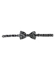 Dolce & Gabbana Black White Printed Adjustable Neck Men Bow Tie