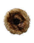 Dolce & Gabbana Brown Modacrylic Faux Fur Bucket Hat