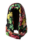Dolce & Gabbana Hat Multicolor Floral Whole Head Wrap Hat